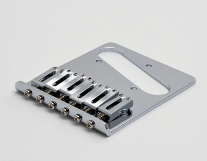Göldo "Modern" Tele-Type Bridge / Brass chrome