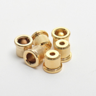Göldo String Ferrules Vintage/ 8mm gold (6 stk)
