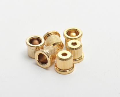 Göldo String Ferrules Vintage/ 8mm gold (6 stk)