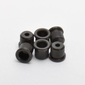 Göldo String Ferrules Vintage/ 8mm black (6 stk)