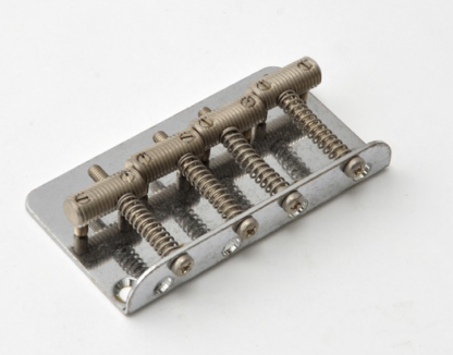 Göldo Gotoh Relic Bass Bridge / 4-String / Aged Chrome
