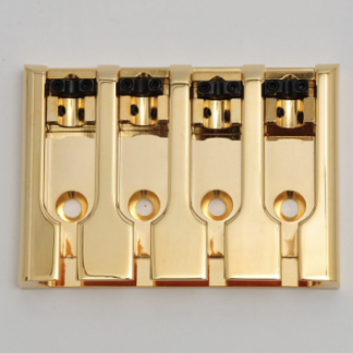 Göldo "Deluxe" 3D Bass Bridge / 4-String gold