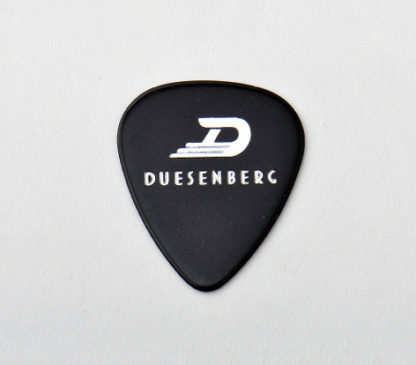 Duesenberg plectrum celluloid black (10 pack)