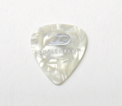 Duesenberg plectrum celluloid white (10 pack)