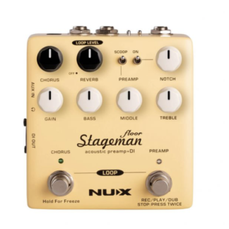 Nux NAP-5 Stageman Floor preamp / DI box for akustisk guitar