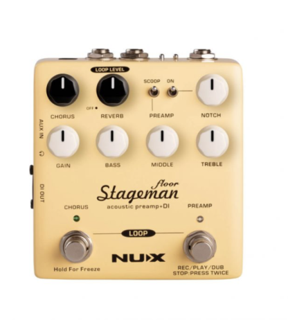 Nux NAP-5 Stageman Floor preamp / DI box for akustisk guitar