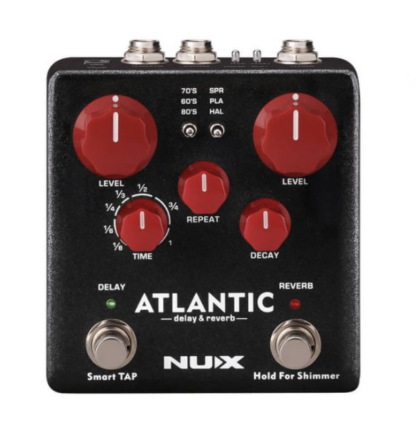 Nux Atlantic delay & reverb guitar-pedal