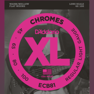 D'Addario ECB81 Light 045 - 100 flat wound