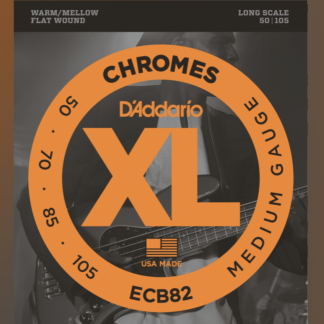 D'Addario ECB82 Medium 050 - 105 flat wound