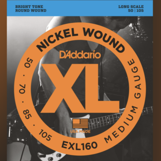 D'Addario EXL160 Medium 050 - 105 round wound
