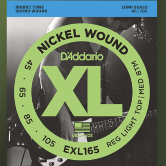 D'Addario EXL165 Custom Light 045 - 105 round wound