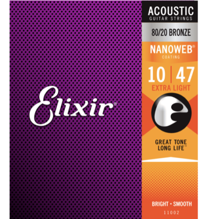 Elexir Nanoweb Bronze 80/20 Acoustic 10-47