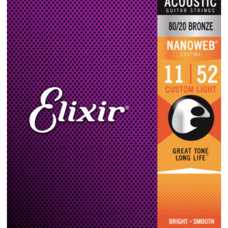 Elexir Nanoweb Bronze 80/20 Acoustic 11-52