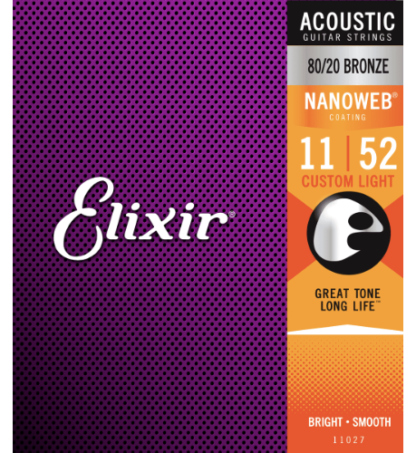 Elexir Nanoweb Bronze 80/20 Acoustic 11-52