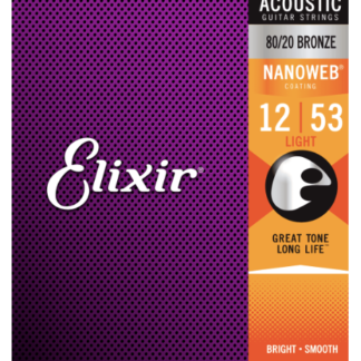 Elexir Nanoweb Bronze 80/20 Acoustic 12-53