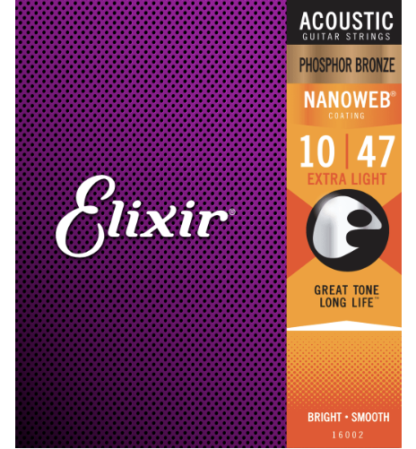 Elexir Nanoweb Phosphor Bronze Acoustic 10-47