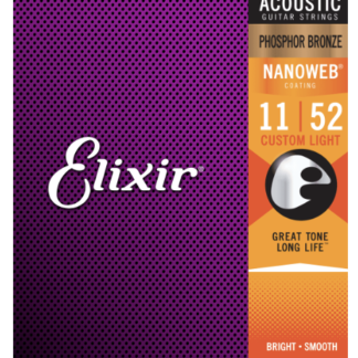 Elexir Nanoweb Phosphor Bronze Acoustic 11-52