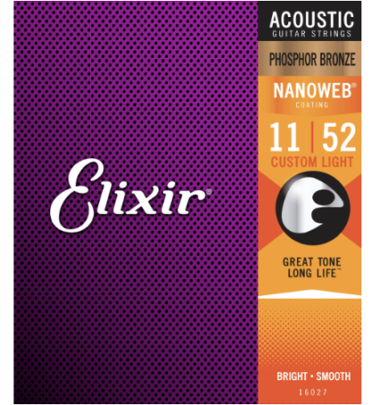 Elexir Nanoweb Phosphor Bronze Acoustic 11-52