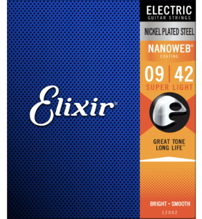 Elexir Nanoweb Nickel Steel 09-42