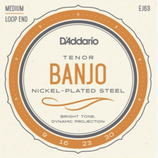 D'Addario EJ63 009 - 023 nickel (Tenor banjo)