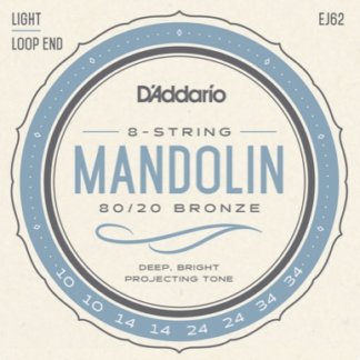 D'Addario EJ62 010 - 034 bronze mandolin strings