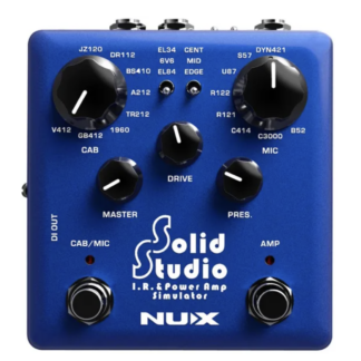 Nux Solid Studio I.R. & power amp simulator. NSS-5