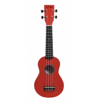 Santana 01 R ukulele red
