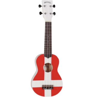 Santana 01 DK ukulele Dannebrog