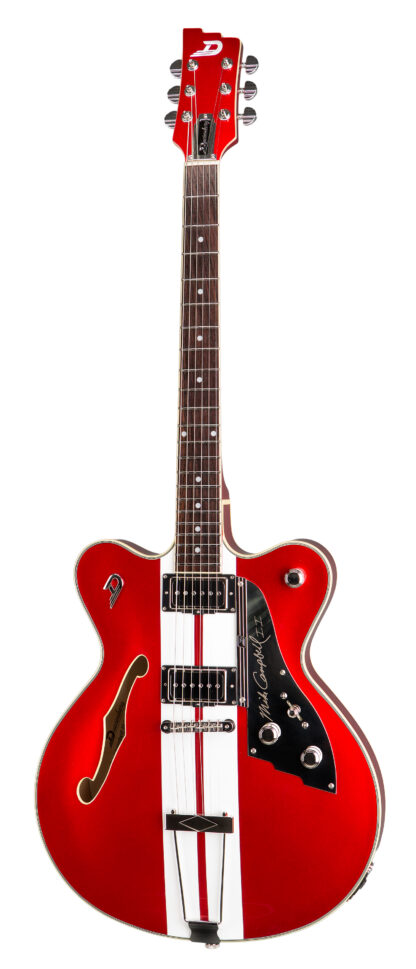 Duesenberg Alliance Series Mike Campbell Hollow Red / DCF-MC-HLW - Image 3