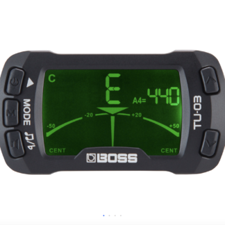 BOSS TU-03 clip-on tuner & metronom