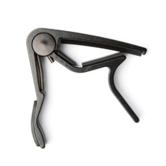 Dunlop TRIGGER® CAPO ACOUSTIC CURVED BLACK 83CB