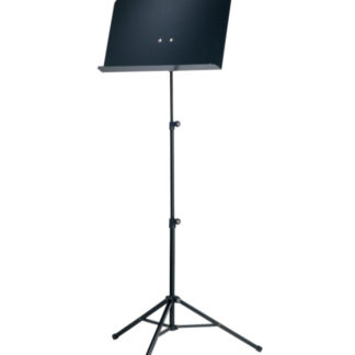 K&M 10068 nodestativ sort m. fast plade