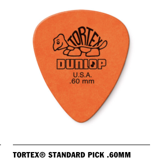 Dunlop TORTEX® STANDARD PICK 0.6mm