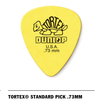 Dunlop TORTEX® STANDARD PICK 0.73mm