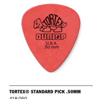 Dunlop TORTEX® STANDARD PICK 0.5mm