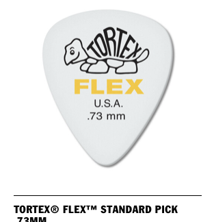 Dunlop TORTEX® FLEX STANDARD PICK 0,73 mm