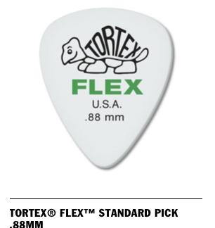 Dunlop TORTEX® FLEX STANDARD PICK 0,88 mm
