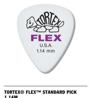 Dunlop TORTEX® FLEX STANDARD PICK 1.14 mm