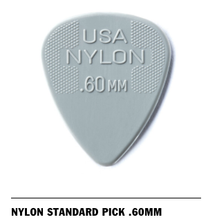 Dunlop NYLON STANDARD PICK 0.60mm