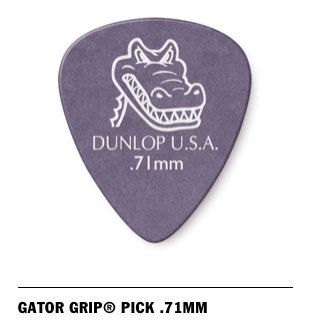 Dunlop GATOR GRIP® PICK 0.71mm