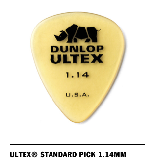 Dunlop ULTEX® STANDARD PICK 1.14mm