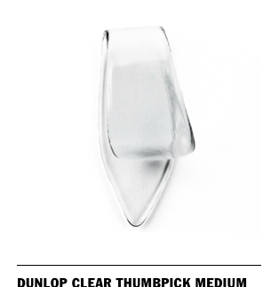 Dunlop THUMBPICK CLEAR MEDIUM