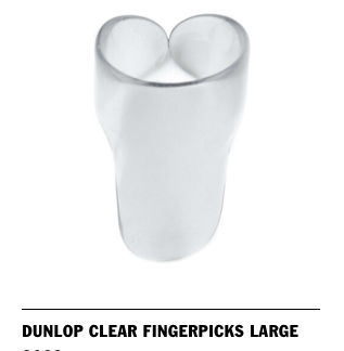 Dunlop FINGERPICK CLEAR MEDIUM