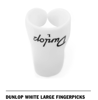 Dunlop FINGERPICK WHITE LARGE