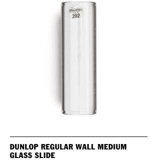 DUNLOP 202 REGULAR WALL MEDIUM GLASS SLIDE