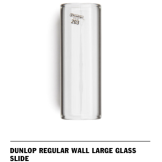 DUNLOP 203 REGULAR WALL LARGE GLASS SLIDE