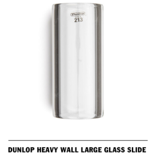 DUNLOP 213 HEAVY WALL LARGE GLASS SLIDE