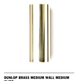 DUNLOP 222 BRASS MEDIUM WALL MEDIUM SLIDE