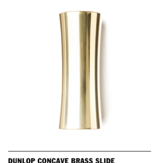 DUNLOP 227 BRASS CONCAVE SLIDE