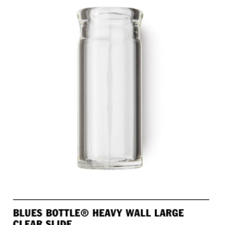 DUNLOP 276 BLUES BOTTLE® HEAVY WALL LARGE CLEAR SLIDE